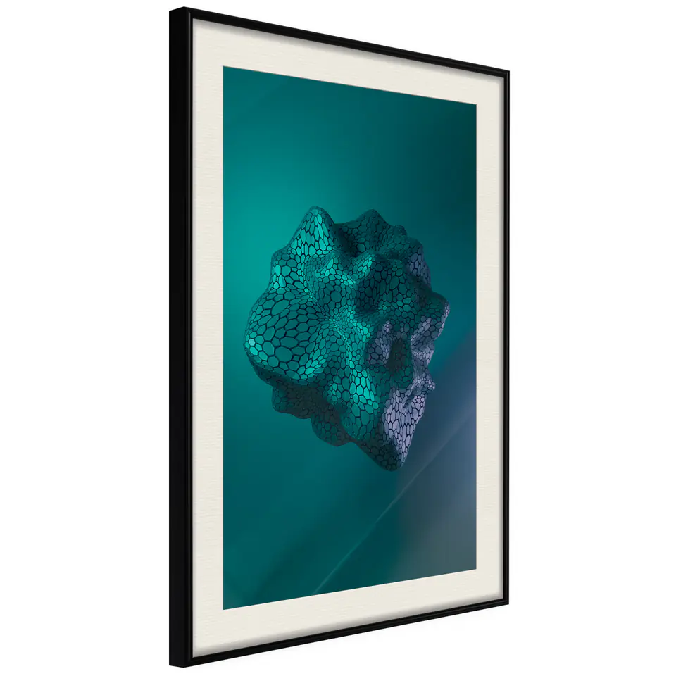 ⁨Plakat - Gamma [Poster] (rozmiar 40x60, wykończenie Rama czarna z passe-partout)⁩ w sklepie Wasserman.eu