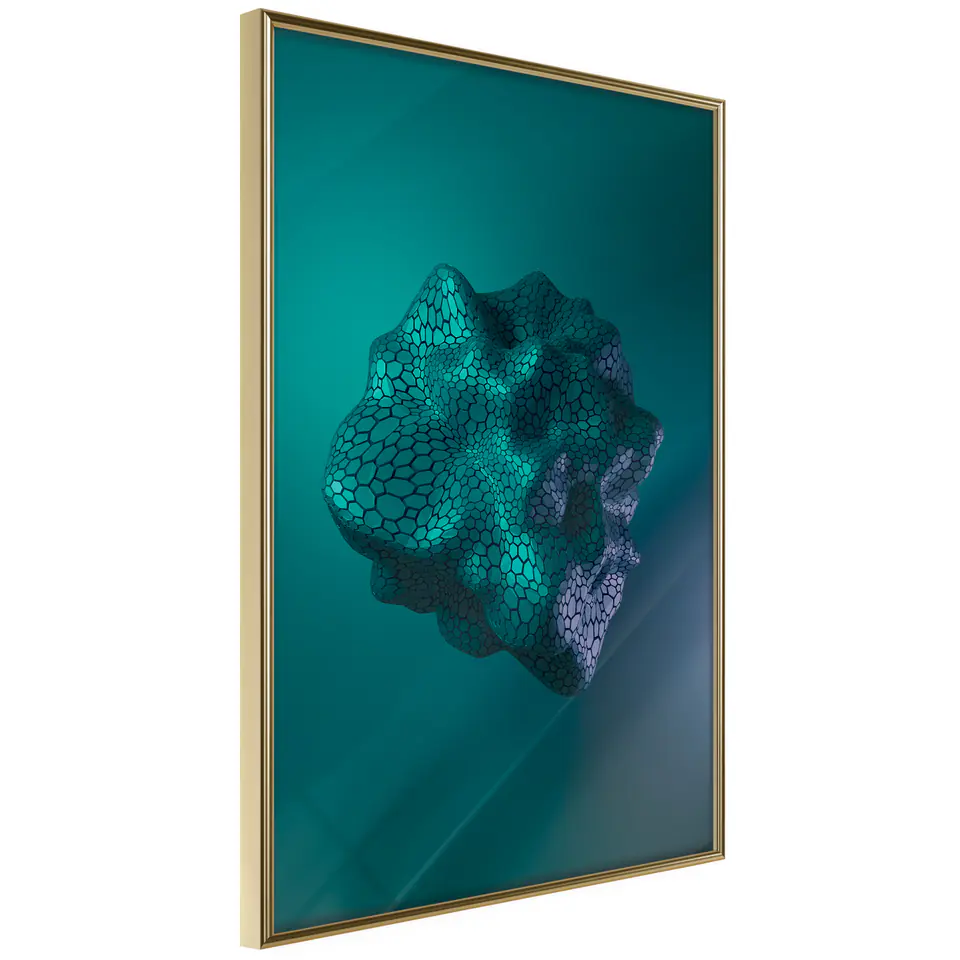 ⁨Plakat - Gamma [Poster] (rozmiar 20x30, wykończenie Rama złota)⁩ w sklepie Wasserman.eu