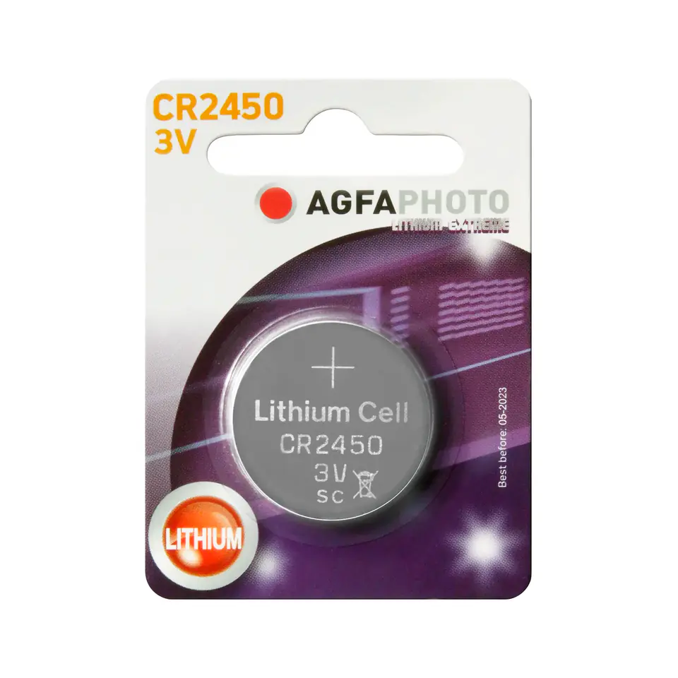 ⁨AgfaPhoto CR2450 battery 1pcs/blist.⁩ at Wasserman.eu