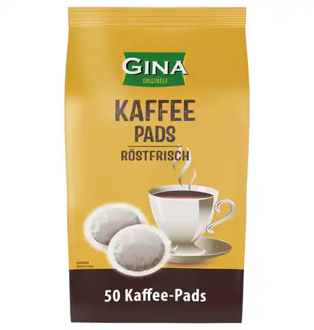 ⁨Gina Kaffee Gemahlen Pads 50 szt.⁩ w sklepie Wasserman.eu