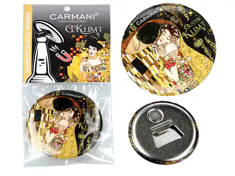 ⁨Opener with magnet - G. Klimt, Kiss (CARMANI)⁩ at Wasserman.eu