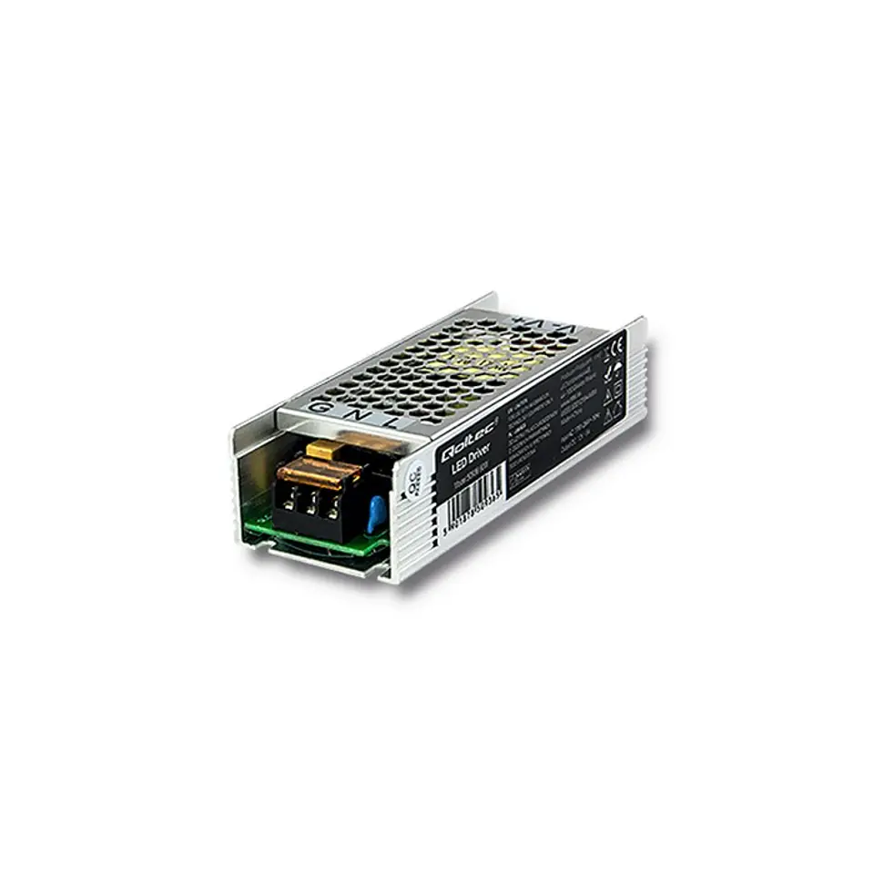 ⁨Qoltec Switch mode power supply LED IP20 | 60W | 12V | 5A | Slim (0NC)⁩ at Wasserman.eu