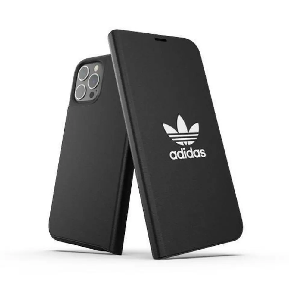 ⁨Original Case IPHONE 12 PRO MAX Adidas OR Booklet Case BASIC black⁩ at Wasserman.eu