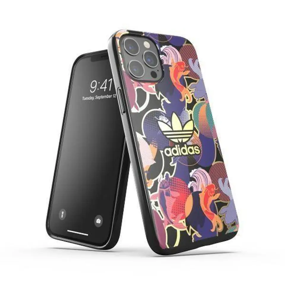 ⁨Oryginalne Etui IPHONE 12 PRO MAX Adidas OR Snap Case AOP CNY wielokolorowe⁩ w sklepie Wasserman.eu