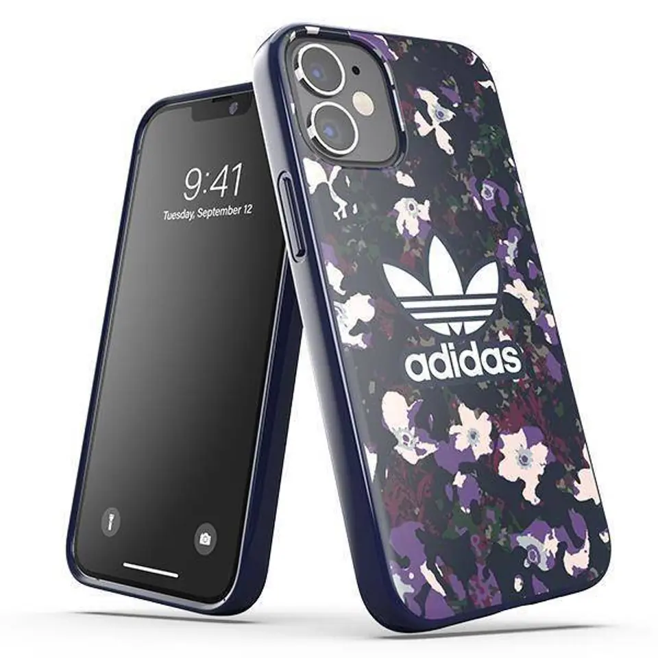 ⁨Original Case IPHONE 12 MINI Adidas OR Snap Case Graphic purple⁩ at Wasserman.eu