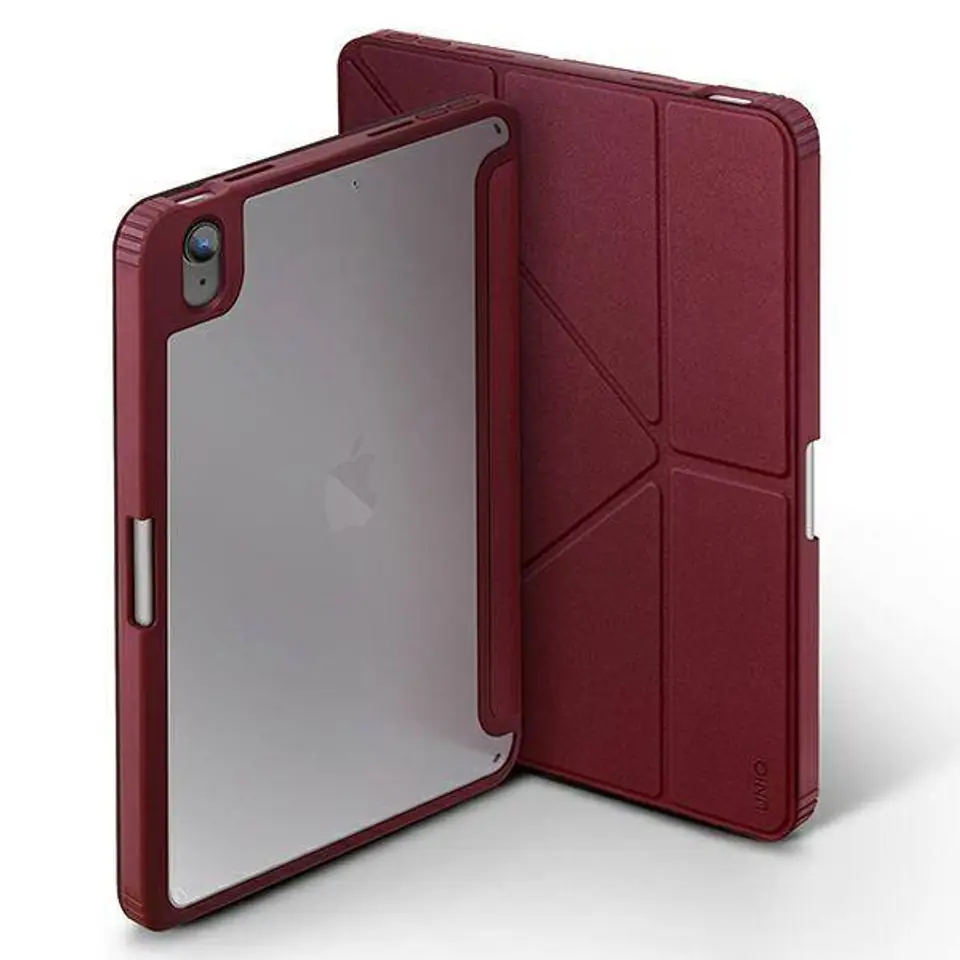 ⁨UNIQ etui Moven APPLE IPAD MINI 8.3 (6gen) Antimicrobial bordowy/burgundy⁩ w sklepie Wasserman.eu