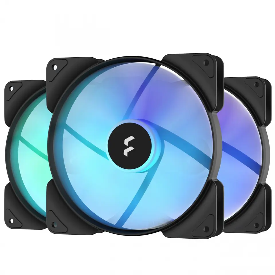 Aspect 14 RGB Fan Black Frame 3-Pack 140 mm at Wasserman.eu