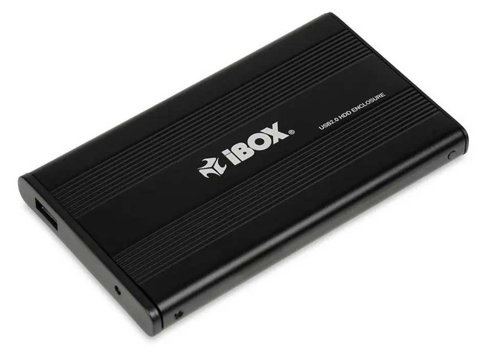 ⁨iBox HD-01 2.5" HDD enclosure Black⁩ at Wasserman.eu