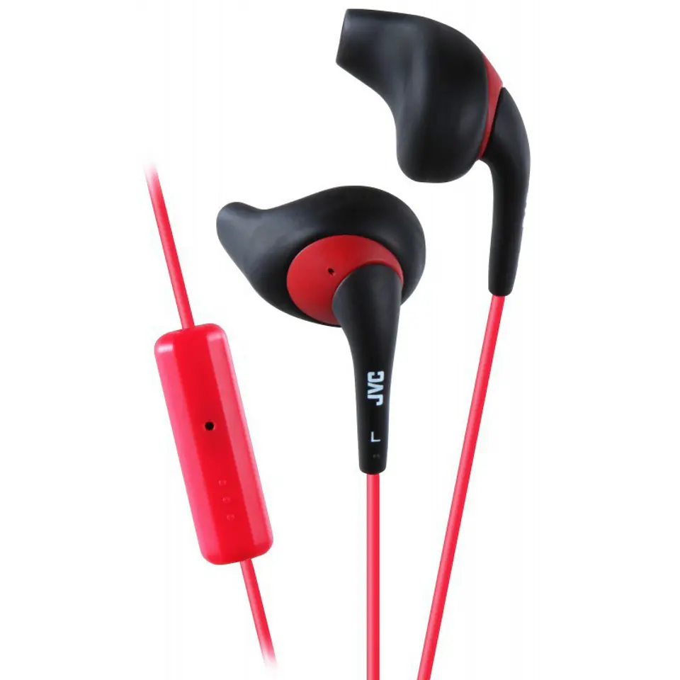 Słuchawki z mikrofonem JVC Czerwony JVC HA-ENR15 BLACK w sklepie Wasserman.eu
