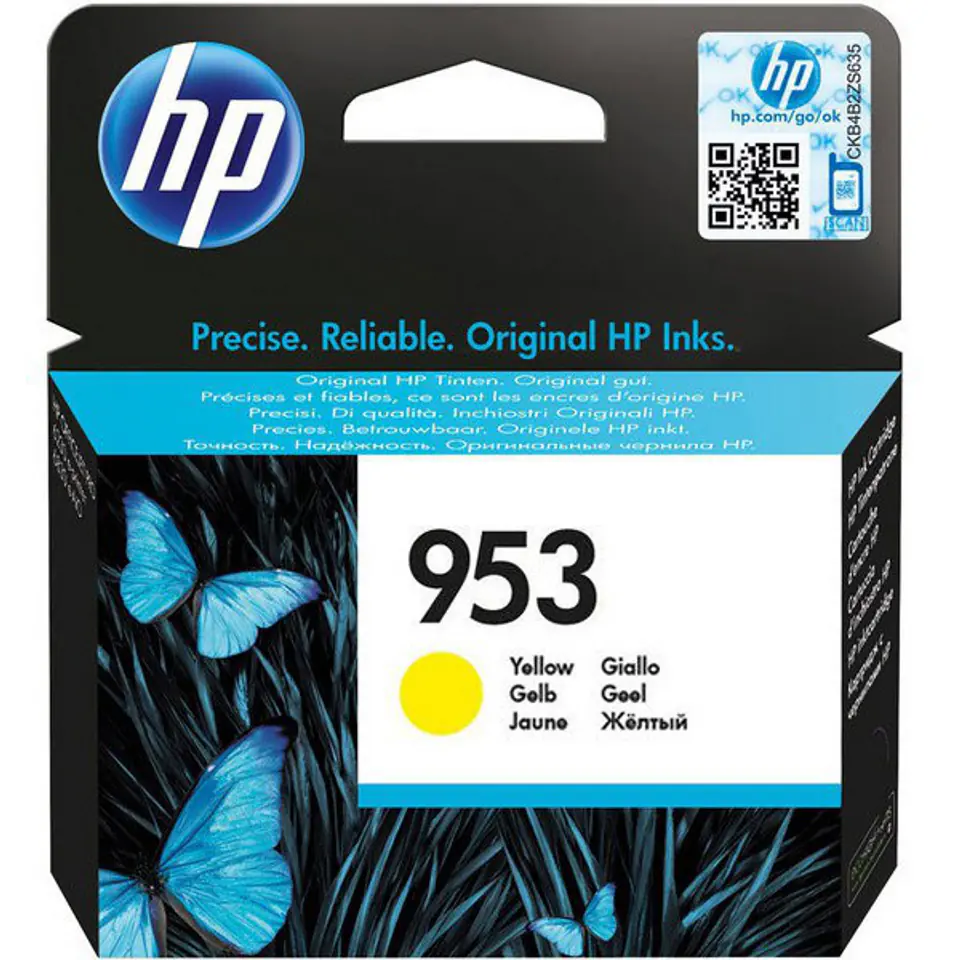 Tusz HP 953 Yellow F6U14AE w sklepie Wasserman.eu