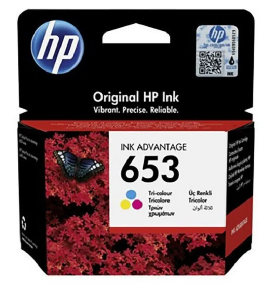 ⁨HP 653 1 pc(s) Original Standard Yield Cyan, Magenta, Yellow⁩ at Wasserman.eu