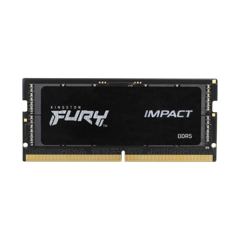 ⁨Kingston Technology FURY 64GB 4800MT/s DDR5 CL38 SODIMM (Kit of 2) Impact⁩ at Wasserman.eu