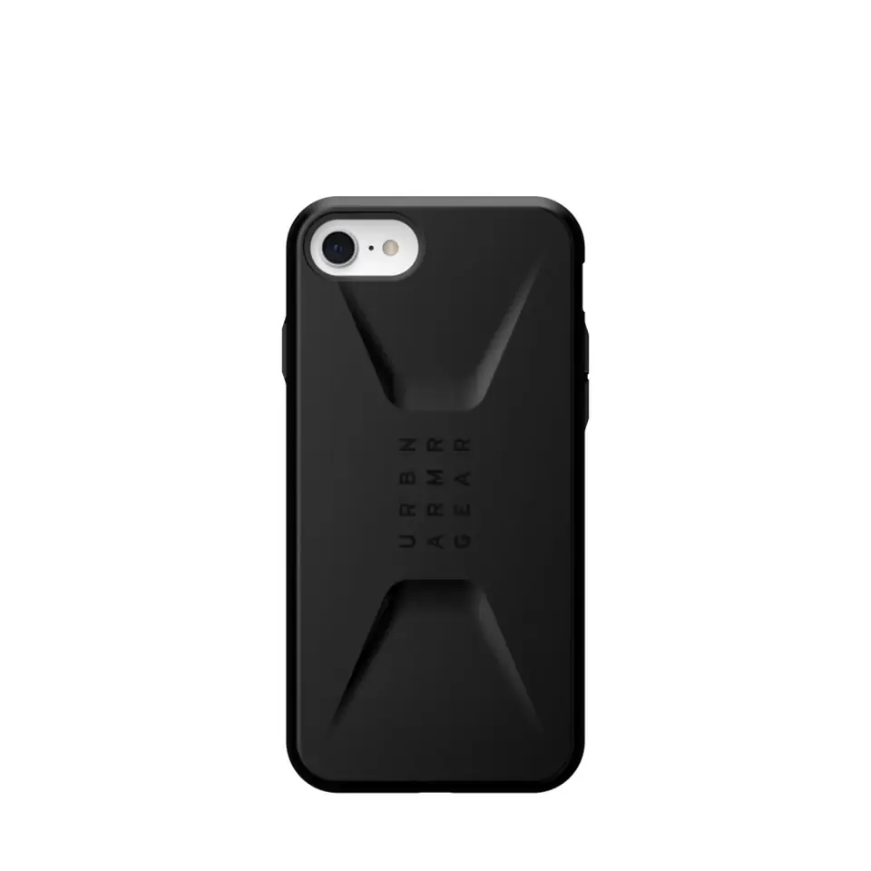 ⁨UAG Civilian - obudowa ochronna do iPhone SE1/2/3G, iPhone 7/8 (czarna)⁩ w sklepie Wasserman.eu