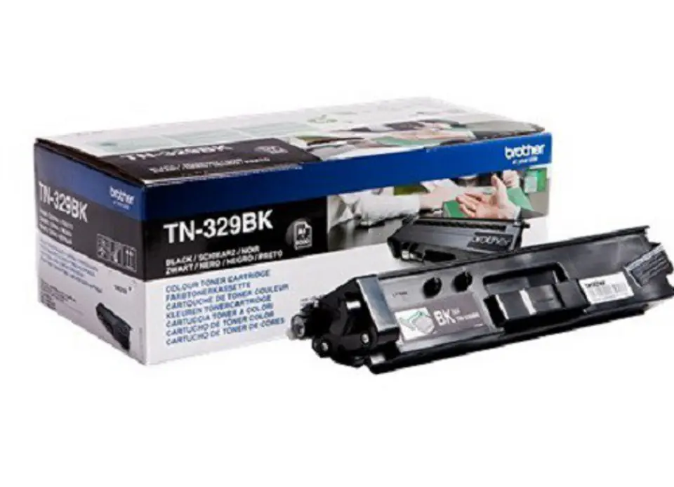 ⁨Toner BROTHER TN329BK Czarny TN329BK⁩ w sklepie Wasserman.eu