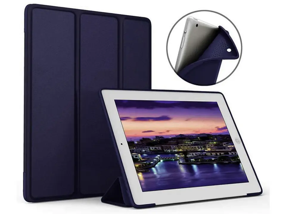 ⁨Alogy Smart Case for Apple iPad 2 3 4 Navy⁩ at Wasserman.eu