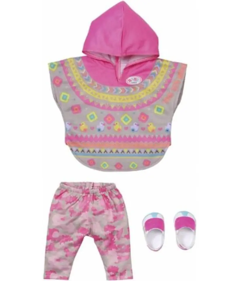 BABY BORN Deluxe Trendy Poncho 43 cm at Wasserman.eu