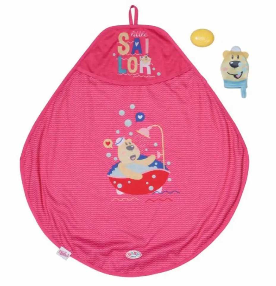 BABY BORN Bath Hooded Towel Set at Wasserman.eu
