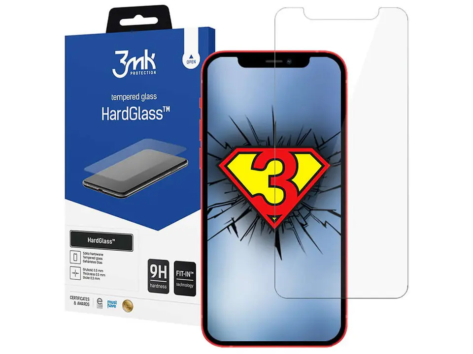 ⁨Szkło hartowane 3mk HardGlass 9H do Apple iPhone 12 Pro Max⁩ w sklepie Wasserman.eu