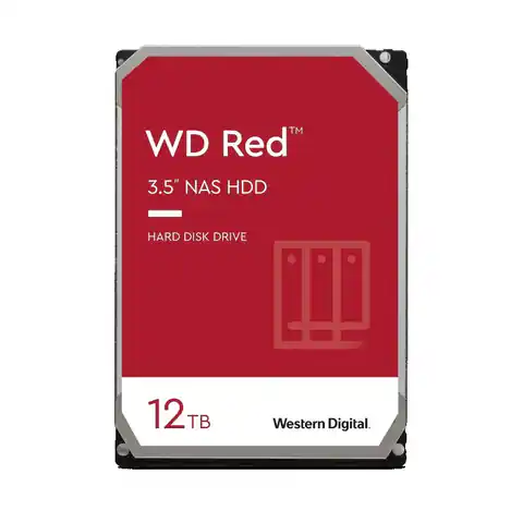 ⁨Drive 3,5 inches WD Red Plus 12TB CMR 256MB/7200RPM Class⁩ at Wasserman.eu