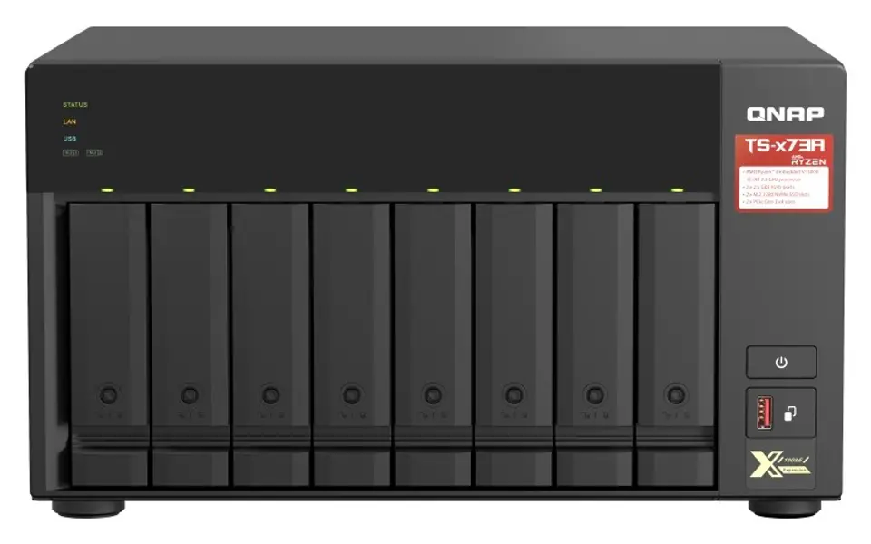 TS-873A-8G AMD Ryzen V1500B 2.2GHz 8GB RAM at Wasserman.eu