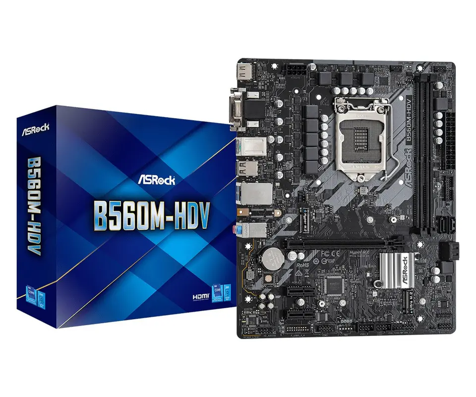 B560M-HDV s1200 2DDR4 HDMI/DVI M.2 mATX at Wasserman.eu