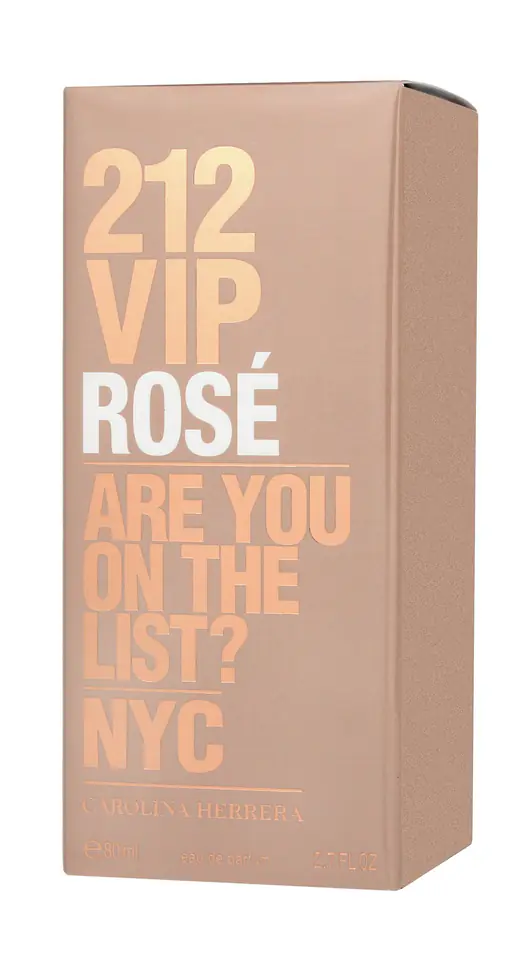 Carolina Herrera 212 VIP Rose Eau De Parfum 80ml at Wasserman.eu