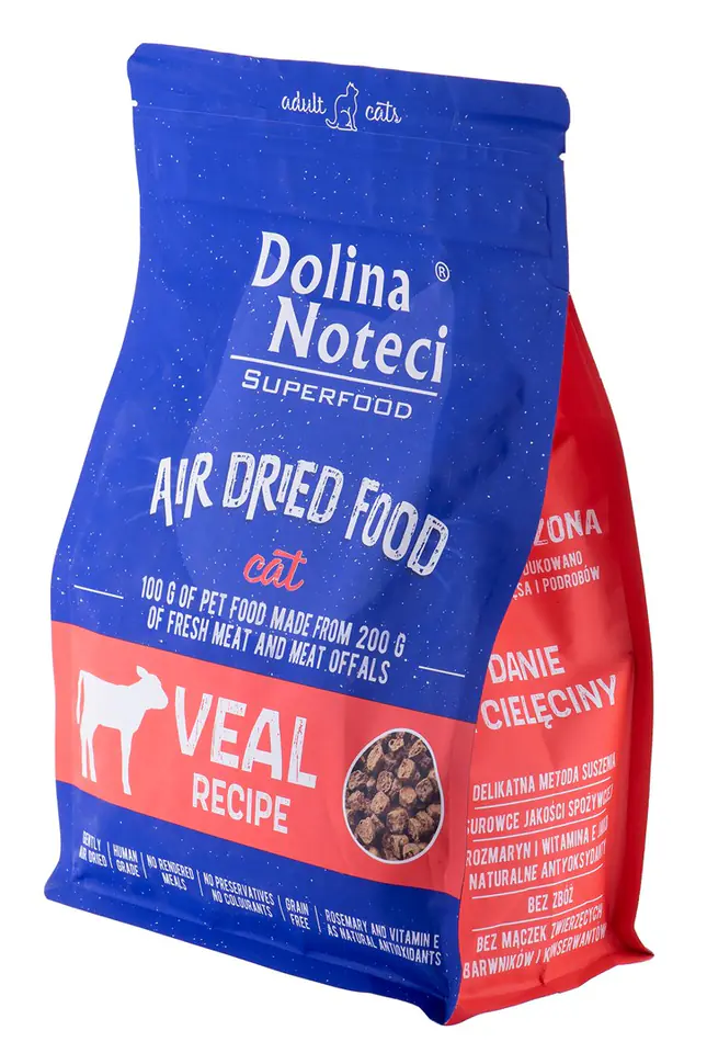 ⁨DOLINA NOTECI Superfood Veal - Dry Cat Food - 1 kg⁩ at Wasserman.eu