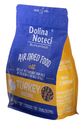 ⁨DOLINA NOTECI Superfood Turkey - Trockenfutter für Katzen - 1 kg⁩ im Wasserman.eu