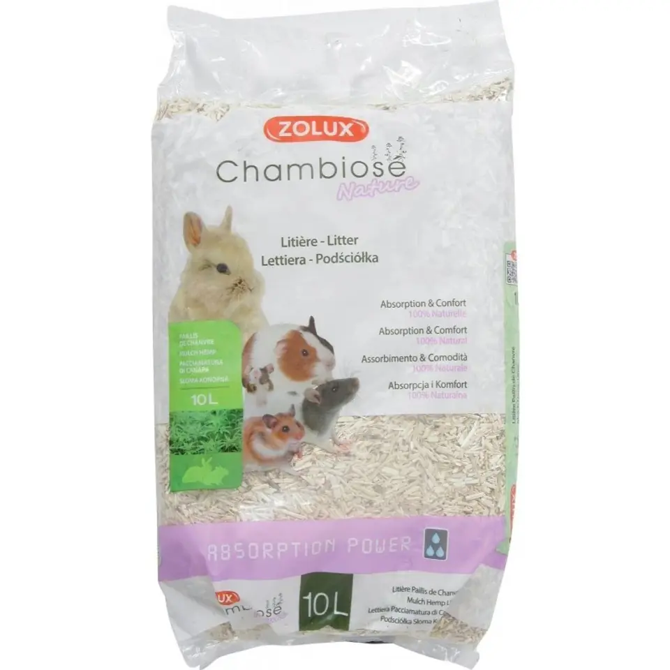 ZOLUX Chambiose Nature - Podściółka - 10 l /1,5 kg w sklepie Wasserman.eu