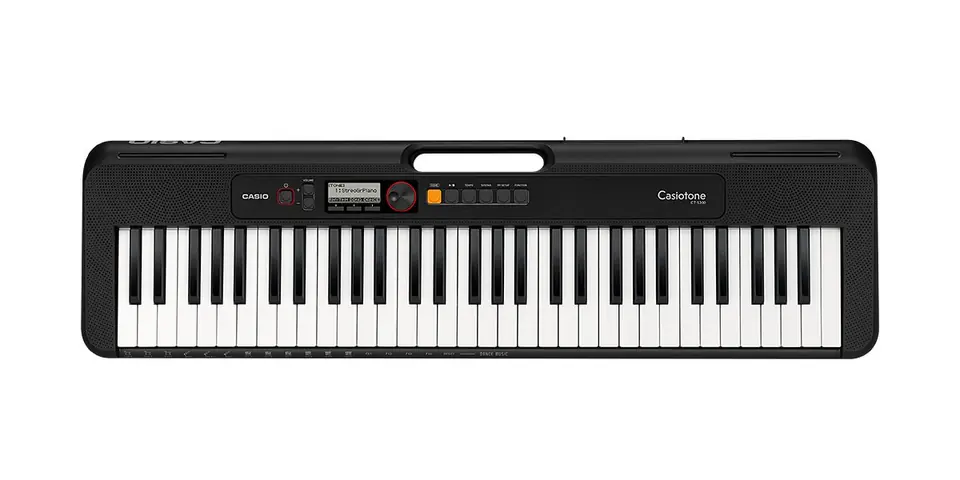 ⁨Casio CT-S200 MIDI keyboard 61 keys USB Black, White⁩ at Wasserman.eu