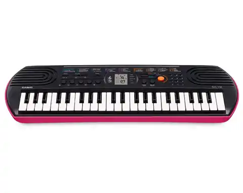 ⁨Casio SA-78 MIDI keyboard 44 keys Black⁩ at Wasserman.eu