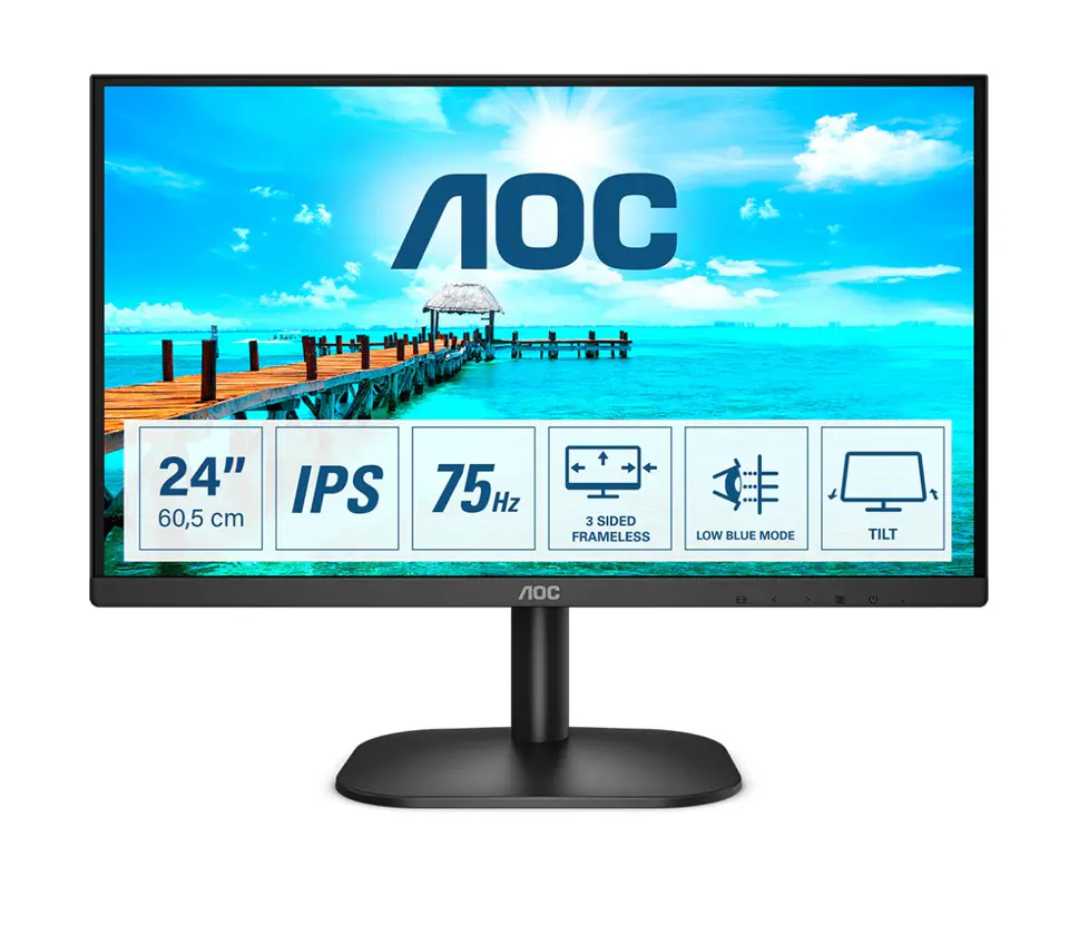 ⁨MONITOR AOC LED 23,8" 24B2XD⁩ w sklepie Wasserman.eu