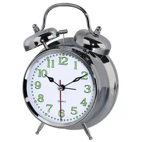 ⁨Alarm clock Hama Nostalgia silver⁩ at Wasserman.eu
