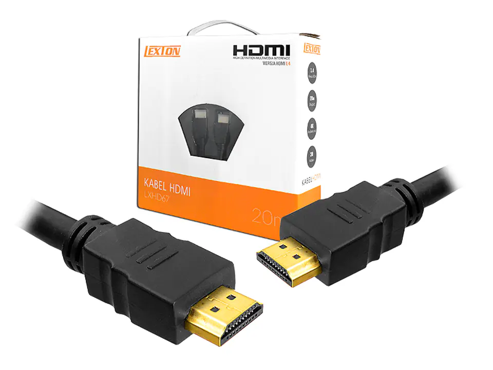 ⁨1 szt.  PS Kabel HDMI-HDMI, 20m, HQ.⁩ w sklepie Wasserman.eu