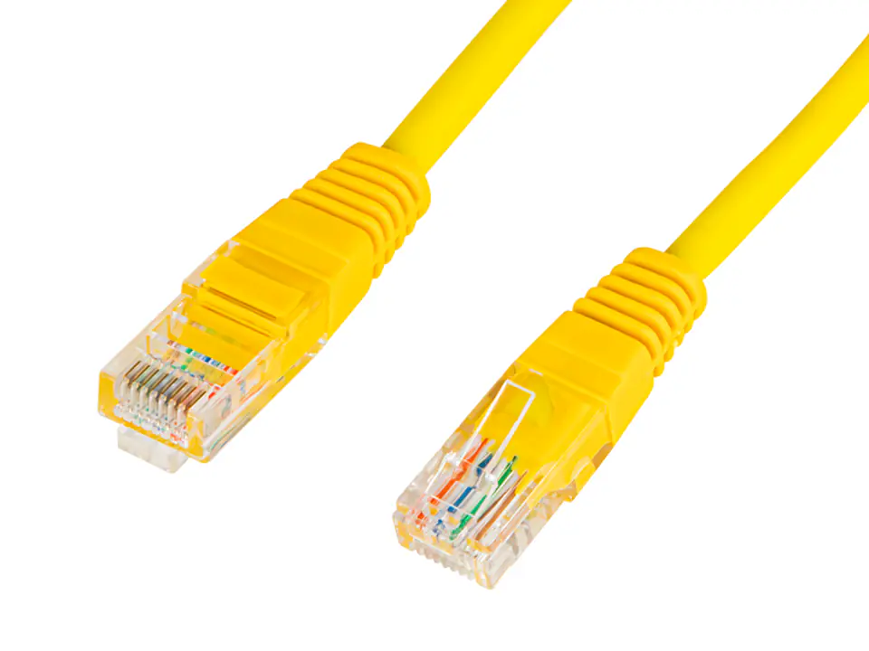 ⁨2758# Przyłącze patchcord utp  1,0m żółty⁩ w sklepie Wasserman.eu