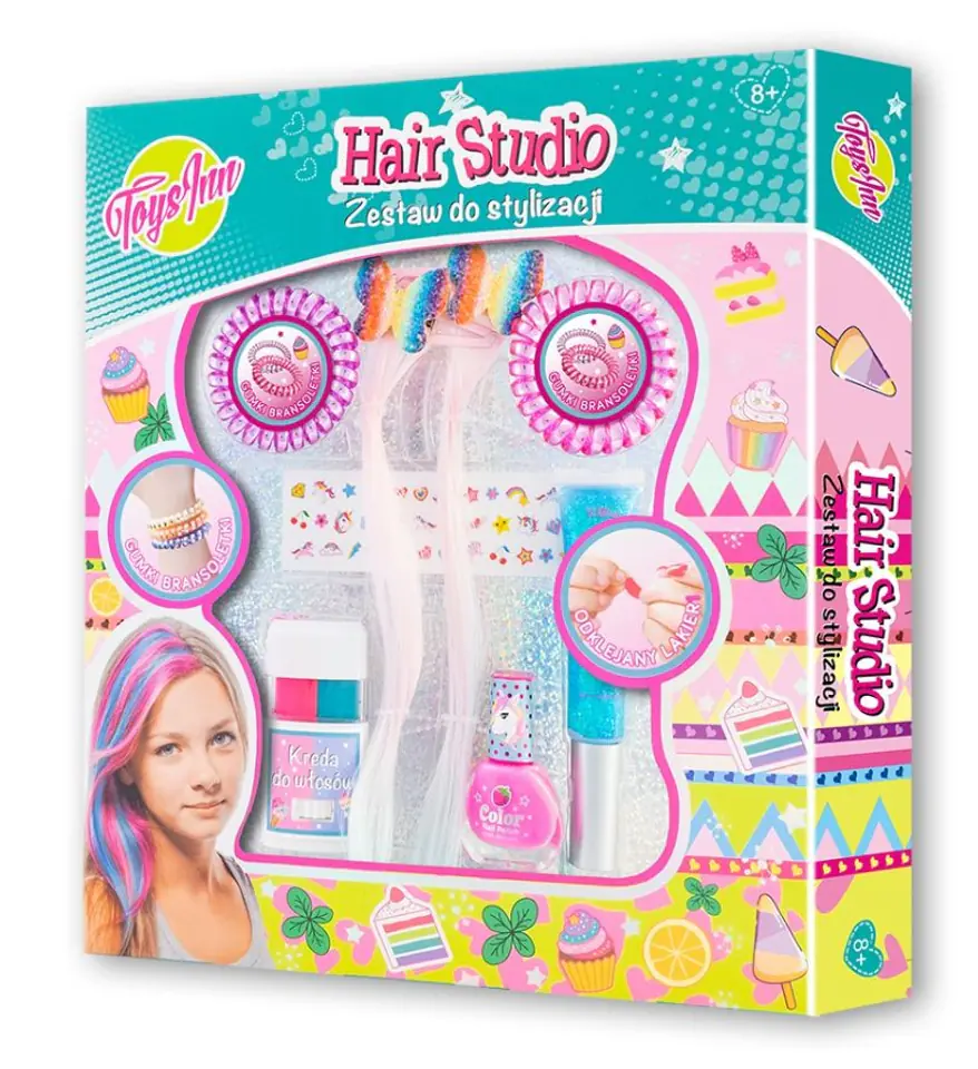 Zestaw do włosów Hair studio z pasemkami w sklepie Wasserman.eu