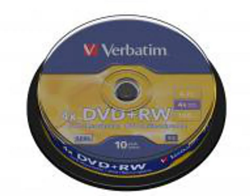 ⁨VERBATIM DVD+RW 4,7GB 4X CAKE*10  43488⁩ at Wasserman.eu