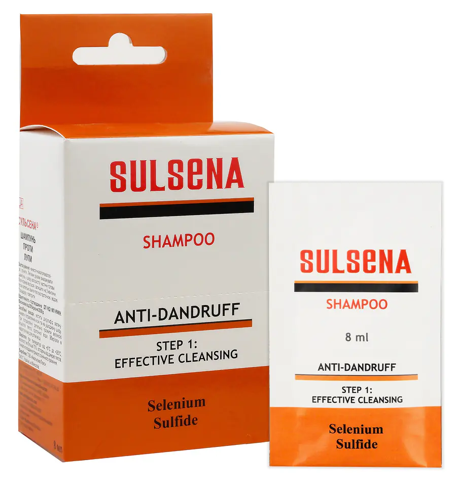 ⁨SULSENA Anti-dandruff shampoo - sachets (5 pcs x 8 ml.)⁩ at Wasserman.eu