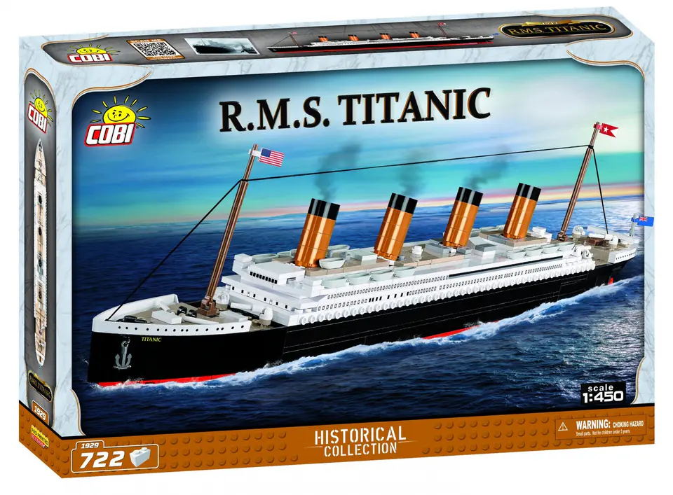 ⁨RMS Titanic 1:450⁩ at Wasserman.eu