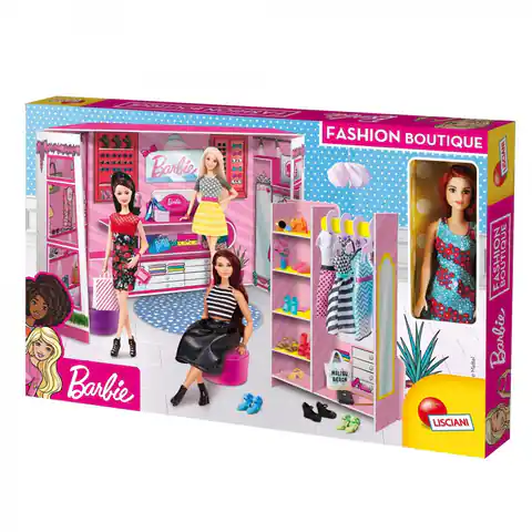 ⁨Lisciani Barbie Fashion Boutique with doll⁩ at Wasserman.eu