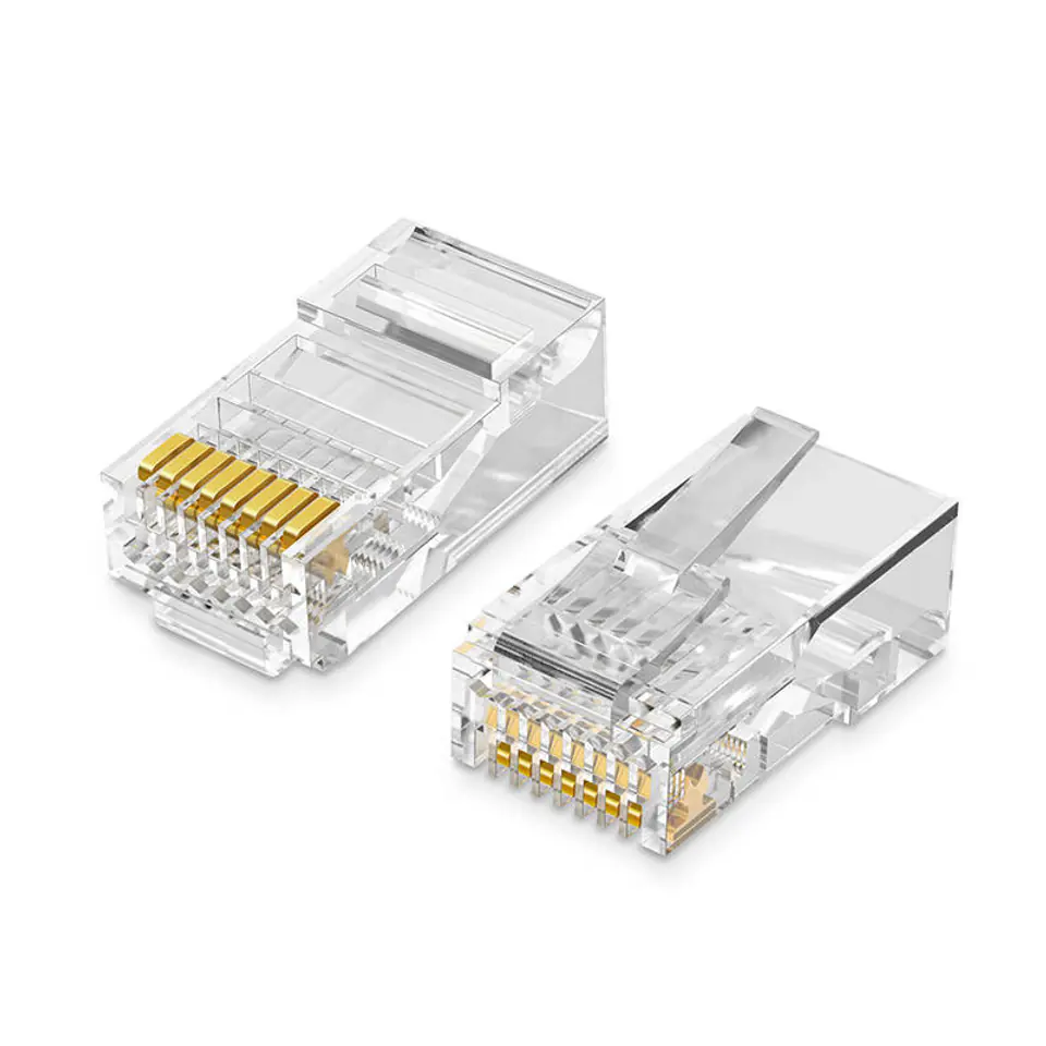 ⁨RJ45 UGREEN NW110 Ethernet plug, 8P/8C, Cat.5/5e, UTP (100pcs)⁩ at Wasserman.eu