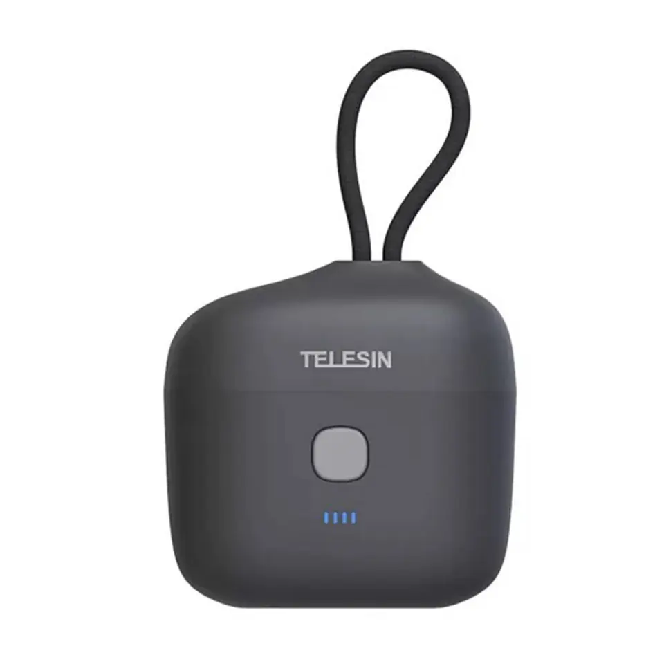Telesin Powerbank 4000mAh Ladegerät für RODE Wireless GO I / II Mikrofon (TE-WMB-001) im Wasserman.eu