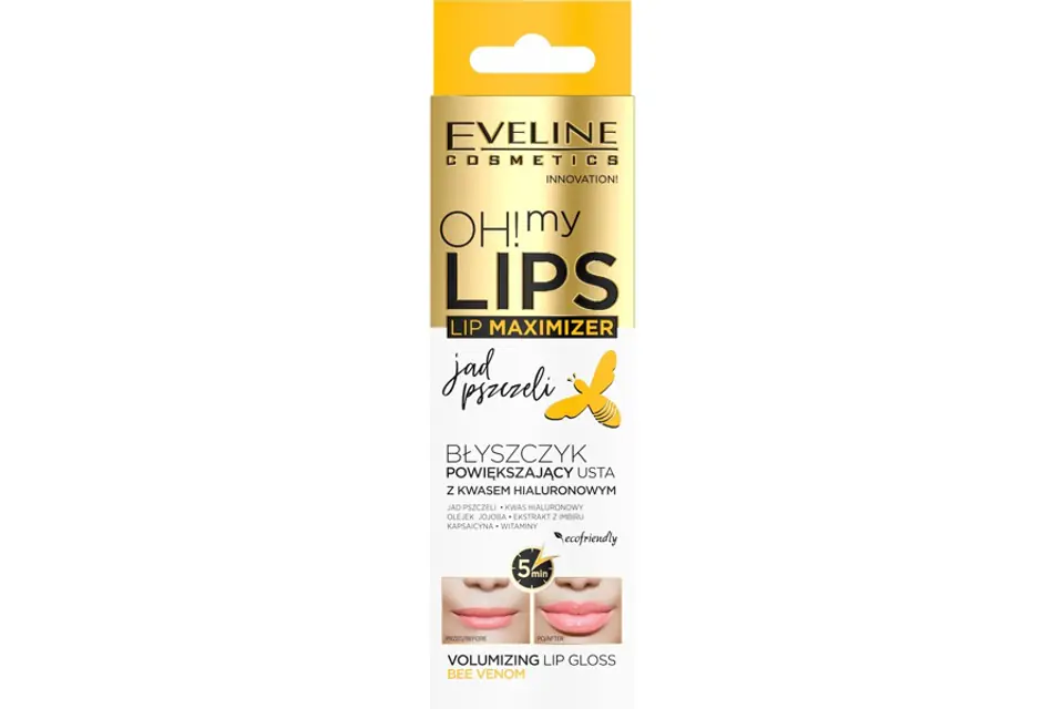 ⁨Eveline Oh! My Lips Maximizer Lip Enlarging Balm Bee Venom 4.5ml⁩ at Wasserman.eu