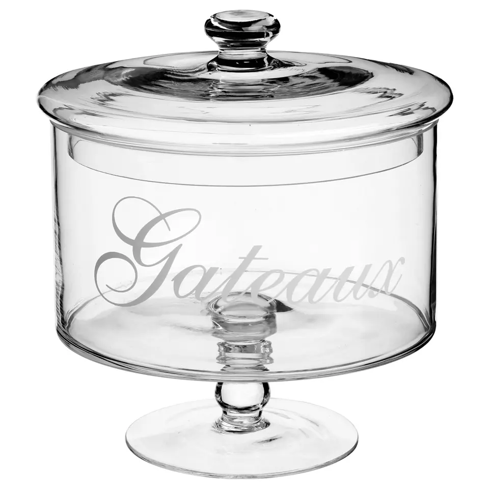 Biskuitbehälter aus Gateaux-Glas im Wasserman.eu
