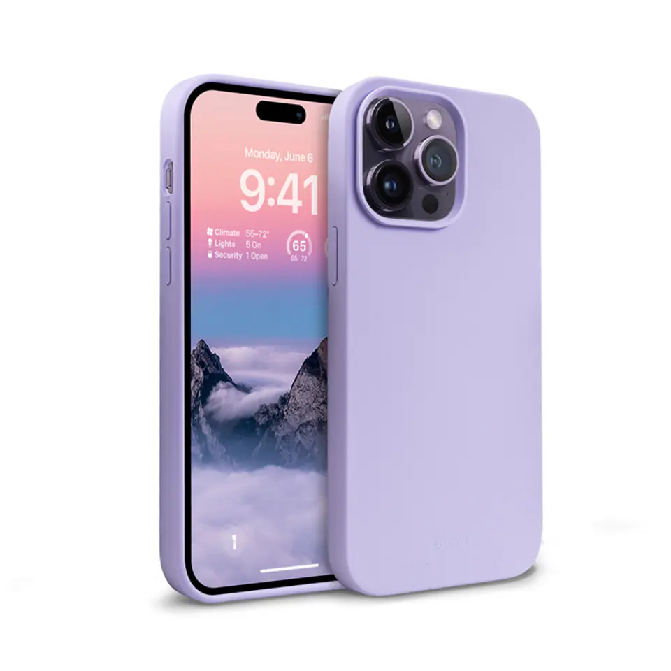 ⁨Crong Color Cover - Etui iPhone 14 Pro (fioletowy)⁩ w sklepie Wasserman.eu