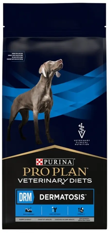 ⁨Purina Veterinary Diets DRM DeRM Canine Fromula 12kg⁩ w sklepie Wasserman.eu