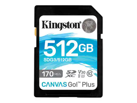 ⁨KINGSTON 512 GB memory card⁩ at Wasserman.eu