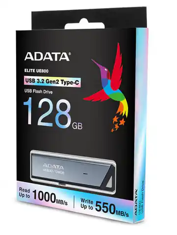 ⁨Pendrive (Pamięć USB) ADATA 128 GB Srebrny⁩ w sklepie Wasserman.eu