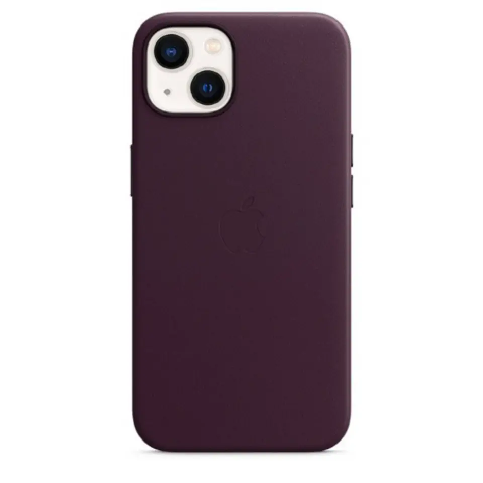 ⁨MagSafe Leather Case for iPhone 13 - Dark Cherry⁩ at Wasserman.eu