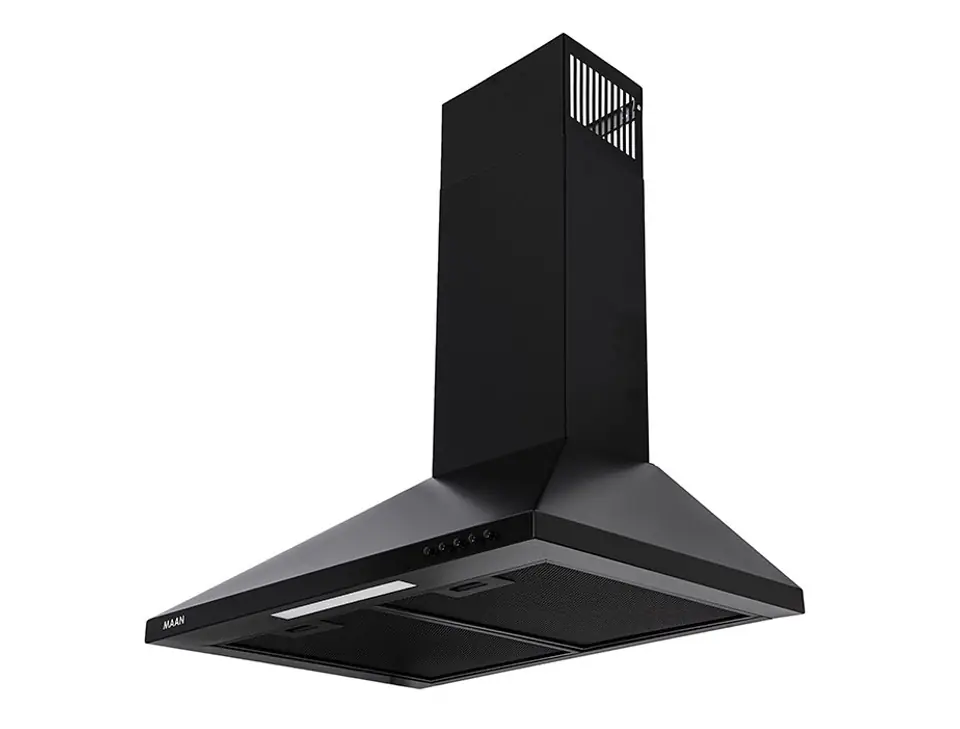 ⁨MAAN Vela 2 60 Wall mounted cooker hoods Black⁩ at Wasserman.eu